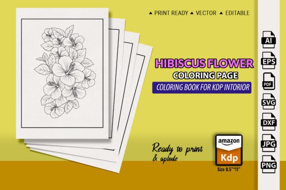 Discover Creative Flow and Business Opportunity with the Hibiscus China Rose Coloring Page Book