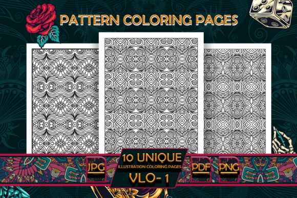 Pattern Coloring Pages Vol-1: A Strategic Asset for Creators and Entrepreneurs