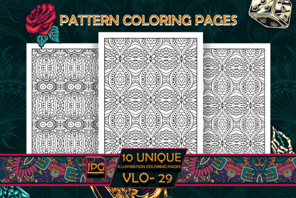 Pattern Coloring Pages Vol-29: A Deep Dive into Curated Interiors