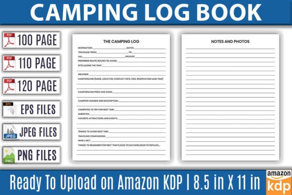 The Strategic Value of a Professional Camping Log Book KDP Interior