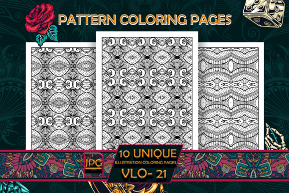 The Ultimate KDP Resource: Exploring Pattern Coloring Pages Vol-21 Interiors