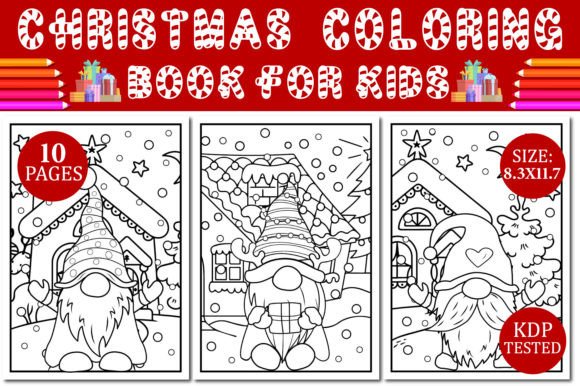 Unlock Creative Joy with a Christmas Gnome Coloring Book for Kids