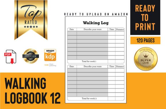 Walking Log Book 12: A Strategic Tool for Intentional Progress